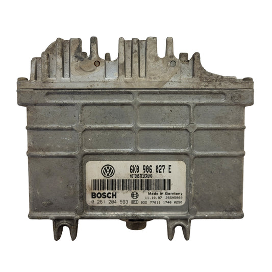 VOLKSWAGEN POLO 6N ECU / 0261204593 / 6K0906027E / BOSCH