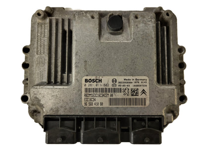 PEUGEOT CITROEN ECU / 0281011802 / 9656841080 / 9653958980 / EDC16C34 / BOSCH