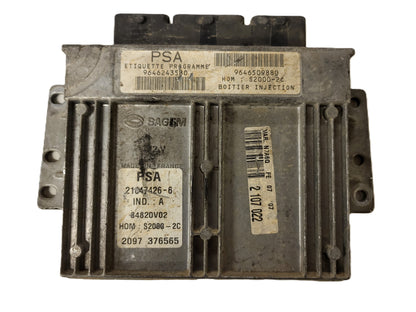 CITROEN XSARA ECU / 9646243580 / 9646509880 / 21647426-6 / S2000-2C / SAGEM