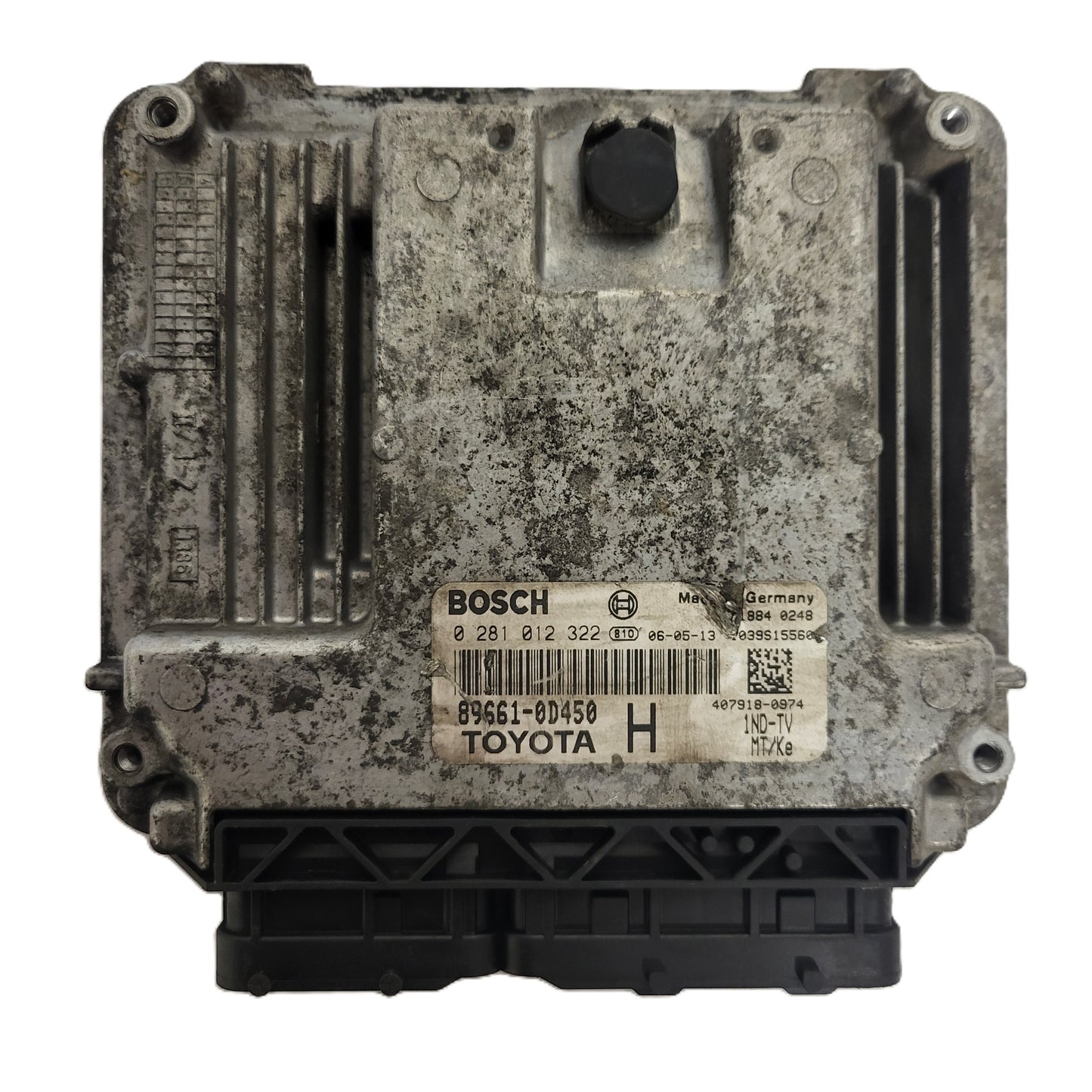 TOYOTA YARIS ECU / 0281012322 / 89661-0D450 / 1ND-TV / BOSCH