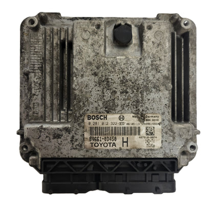 TOYOTA YARIS ECU / 0281012322 / 89661-0D450 / 1ND-TV / BOSCH