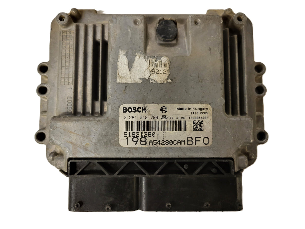 3x FIAT BRAVO ECU / 0281018794 / 51921280 / BOSCH BULK STOCK