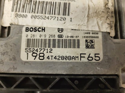 FIAT BRAVO ECU / 0281019268 / 55247712 / BOSCH