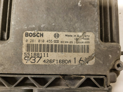 ALFA ROMEO 147 ECU / 0281010455 / 55188111 / BOSCH