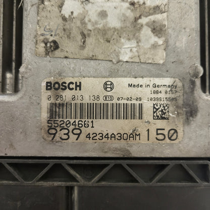 ALFA ROMEO 159 ECU / 0281013138 / 55204661 / 1039S15505 / BOSCH - B11-20 - 2
