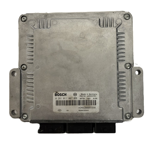 VOLVO S40 V40 ECU / 0281011087 / HOM8200065996 / 8200233343 / BOSCH