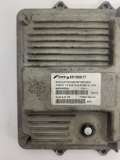 FIAT PUNTO ECU / MJD 6JF.P3 / 55195817 / HW1BM / 71600.053.00 / MAGNETI MARELLI