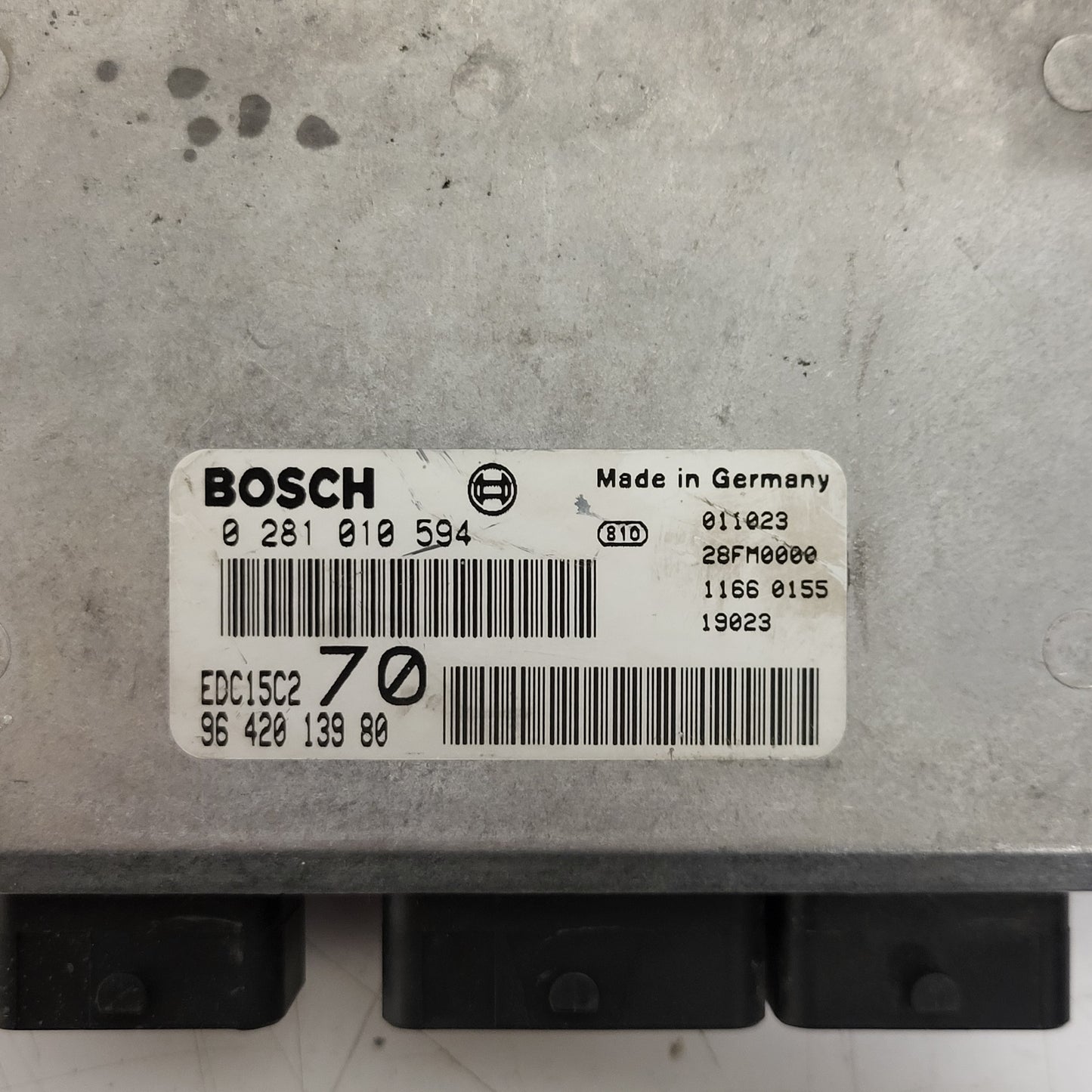Peugeot Citroen 2.0 HDI ECU / 0281010594 / 9642013980 / EDC15C2 /