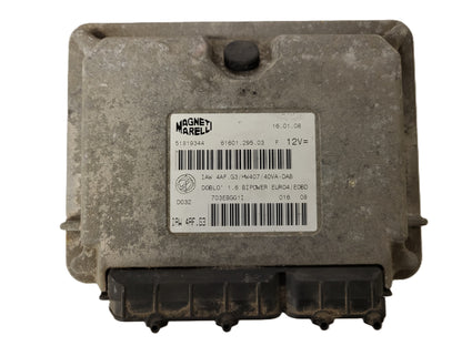 FIAT DOBLO BIPOWER ECU / IAW 4AF.G3 / 51819344 / HW407 / 61601.295.03