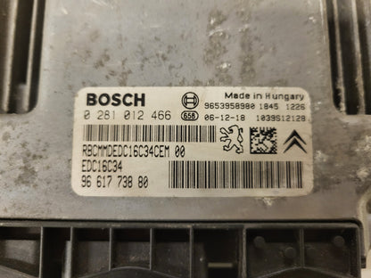 CITROEN XSARA PICASSO 1.6 HDI ECU / 0281012466 / 9661773880 / 9653958980 / BOSCH