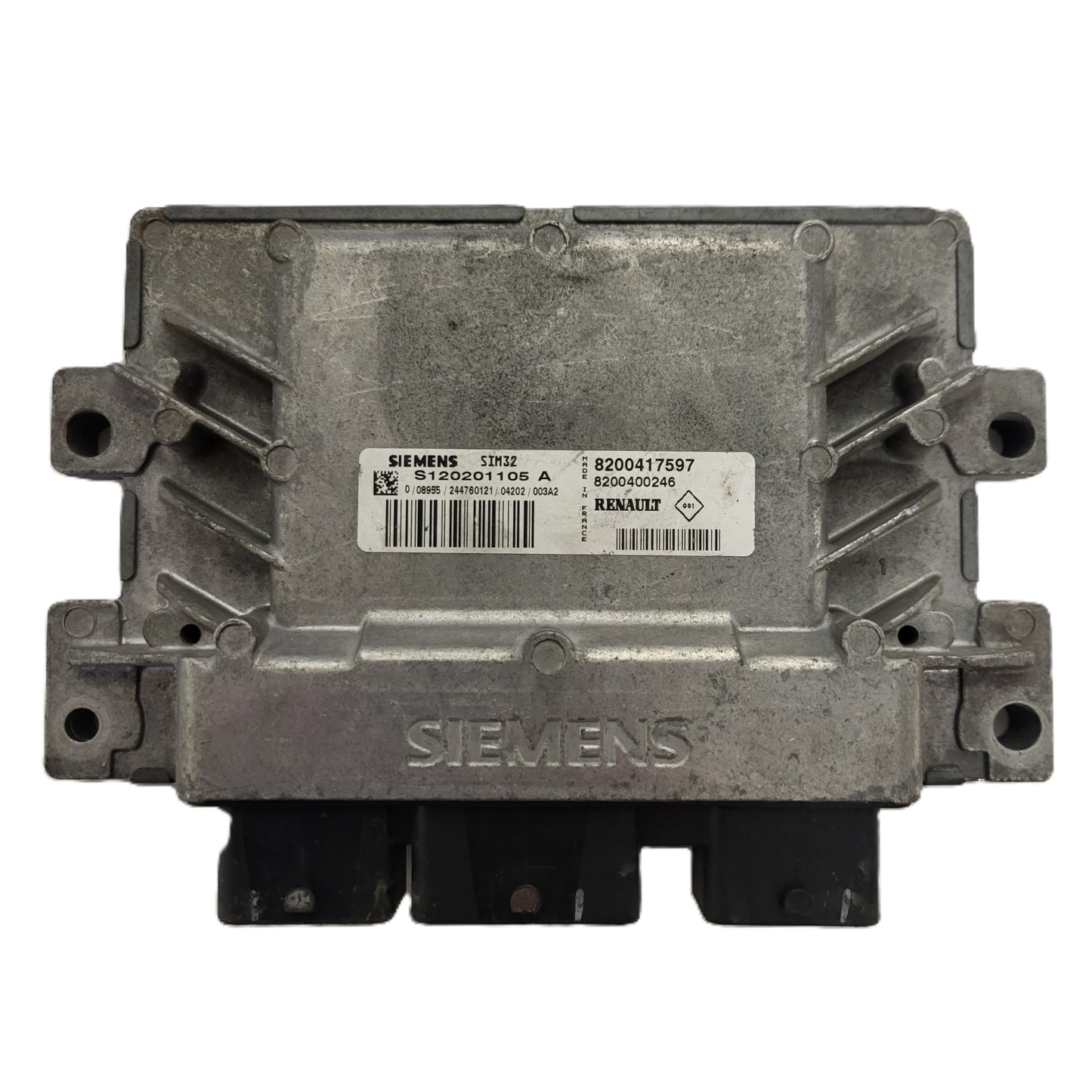 RENAULT ECU / S120201105 / S120201105A / SIM32 / 8200417597 / 8200400246
