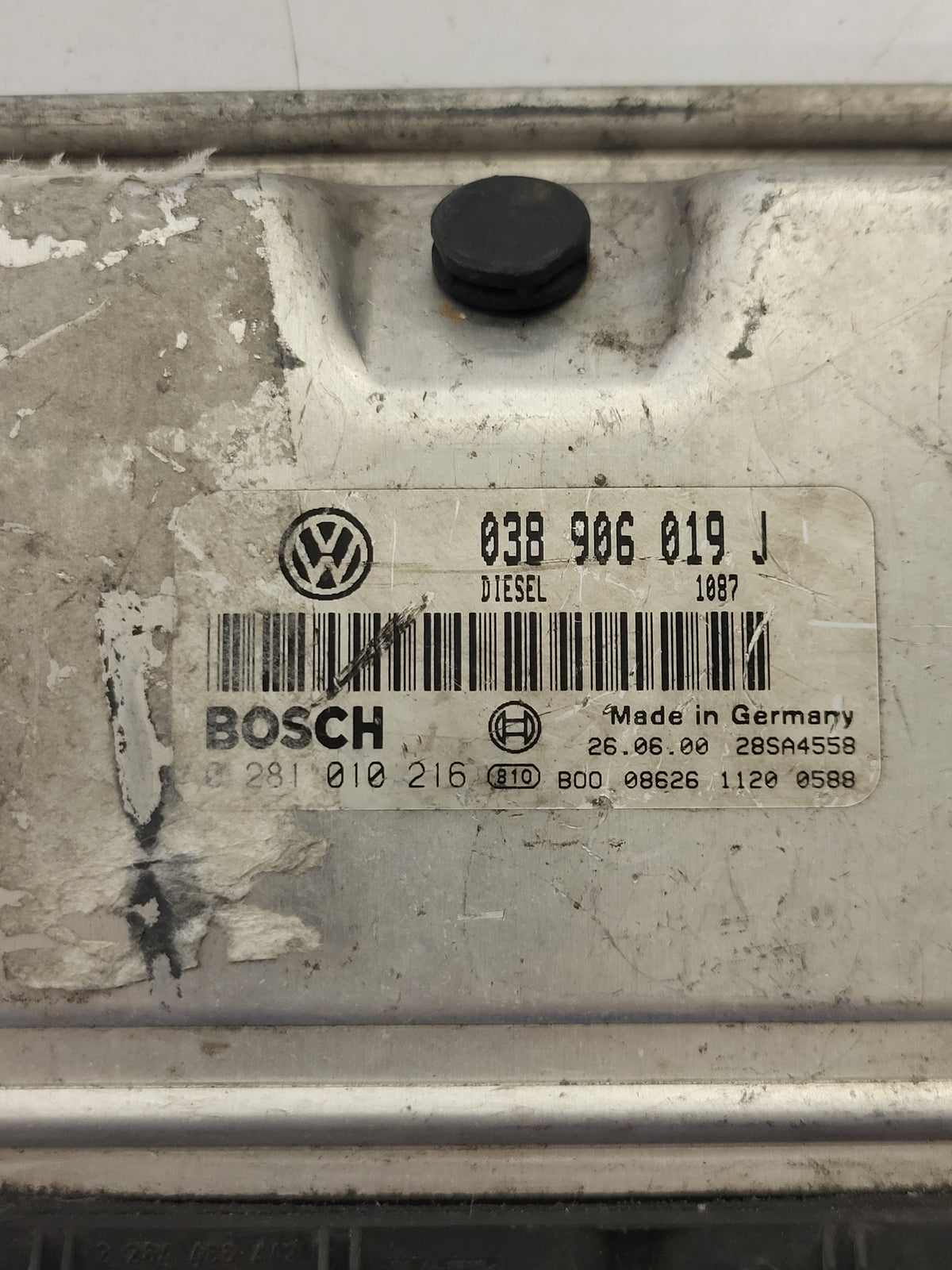 VW SHARAN ECU / 038906019J / 0281010216 / EDC15P+ / BOSCH - B12-22 - 2