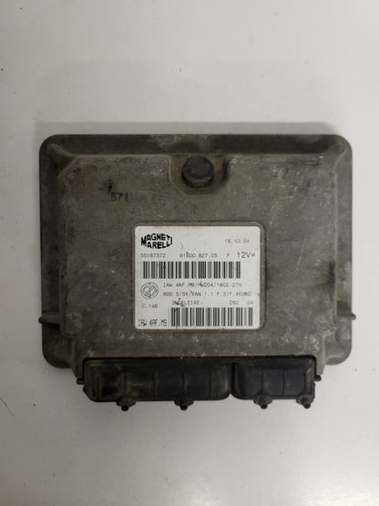 Fiat Seicento 600 ECU / 55187372 / IAW4AF.M9 / 61600.627.05 / MAGNETI MARELLI