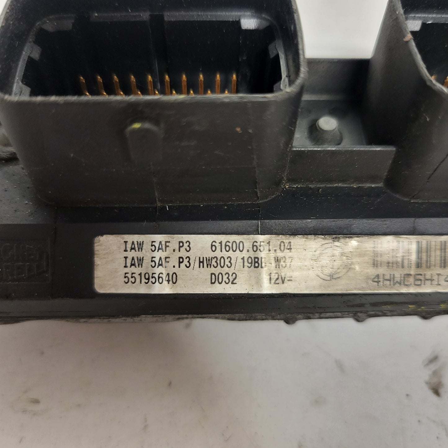 FIAT PUNTO ECU / IAW5AF.P3 / IAW 5AF.P3 / 55195640 / HW303 / MAGNETI MARELLI