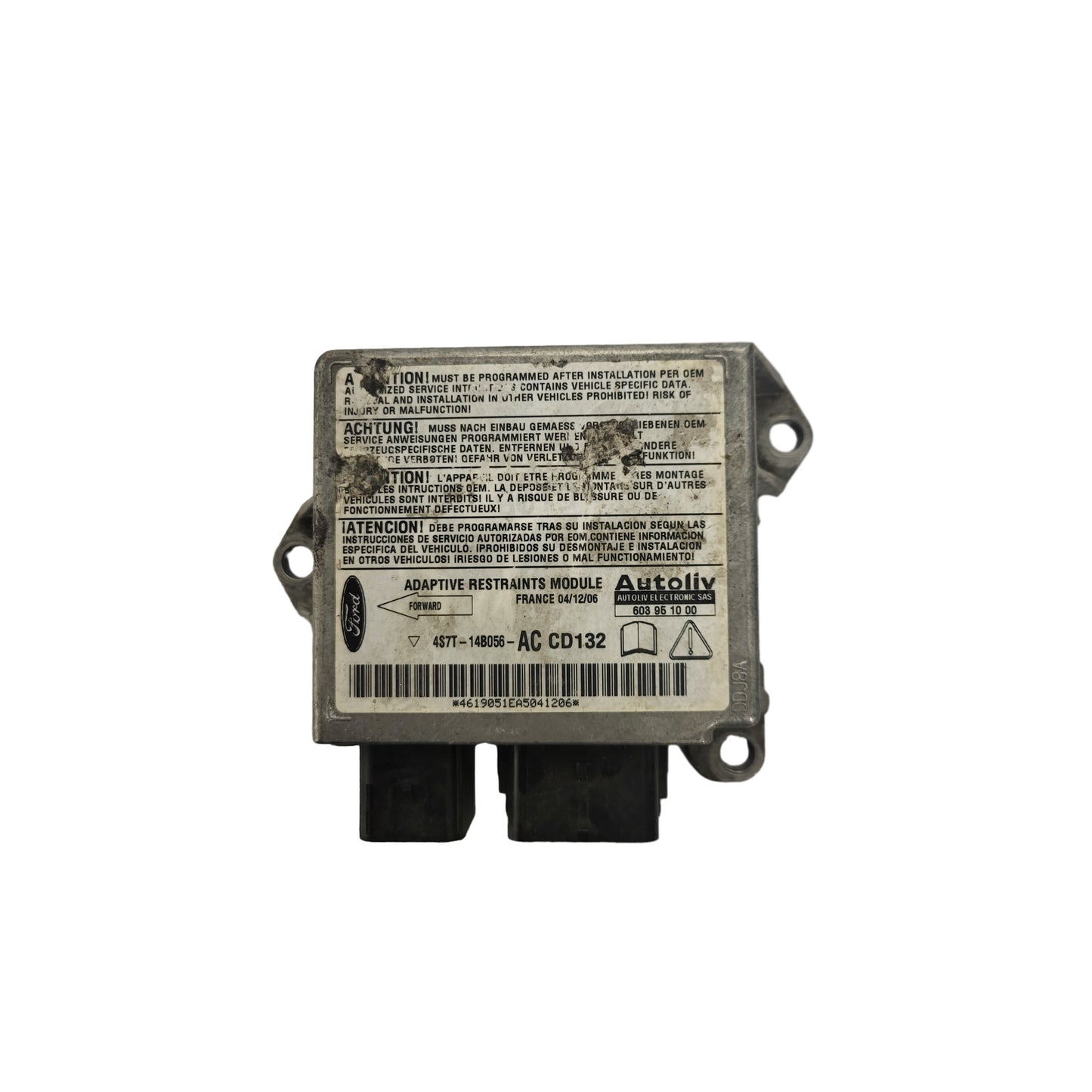 FORD MONDEO MK3 ECU MODULE / 4S7T-14B056-AC / 4S7T14B056AC / CD132