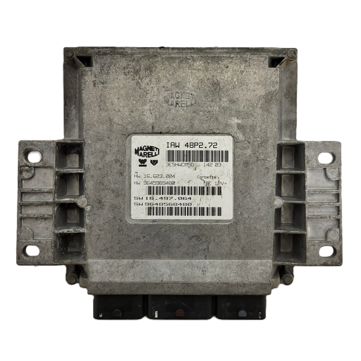 PEUGEOT CITROEN ECU / IAW 48P2.72 / SW 9648568480 / HW 9645989480 / MAGNETI - B13-11 - 1