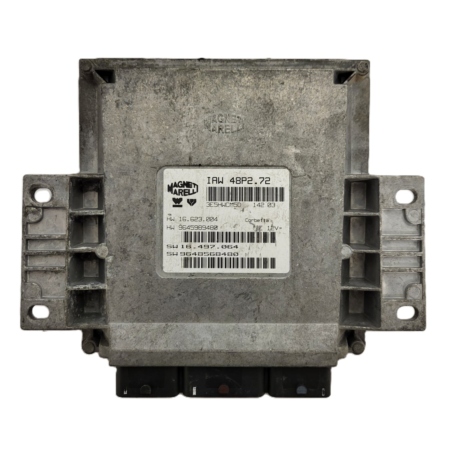 PEUGEOT CITROEN ECU / IAW 48P2.72 / SW 9648568480 / HW 9645989480 / MAGNETI MARELLI