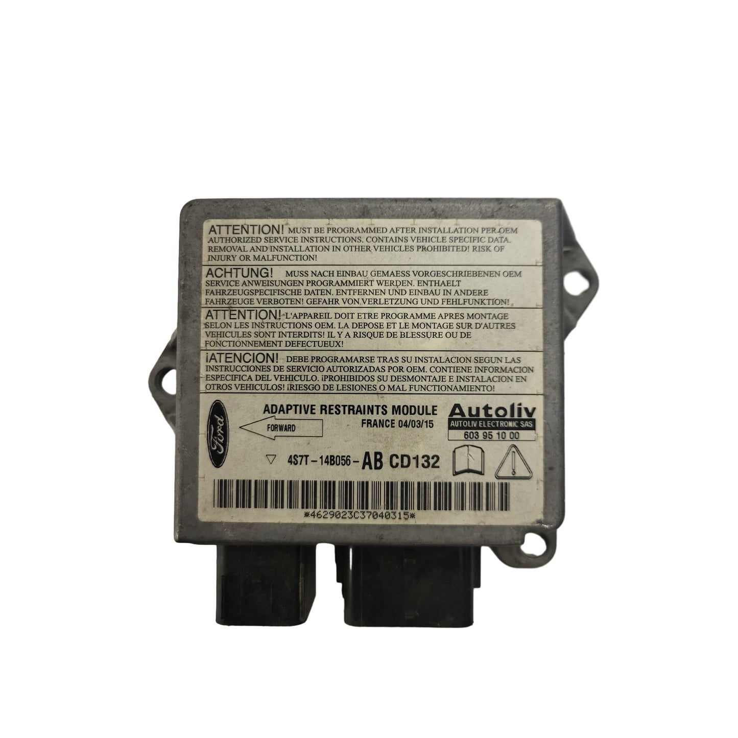 FORD MONDEO MK3 ECU MODULE / 4S7T-14B056-AB / 4S7T14B056AB / CD132