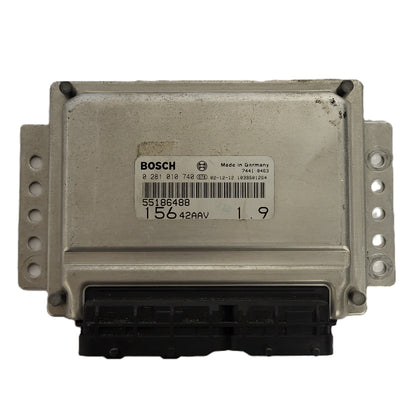 ALFA ROMEO 156 ECU / 0281010740 / 55186488 / BOSCH - B13-18 - 1