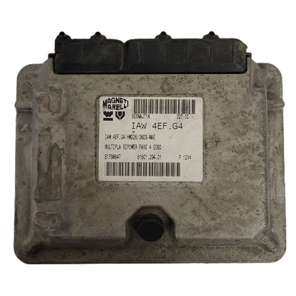 FIAT MULTIPLA ECU IAW 4EF.G4 / 51798647 / 61601.294.01 / HW226 / MAGNETI MARELLI - B13-19 - 1