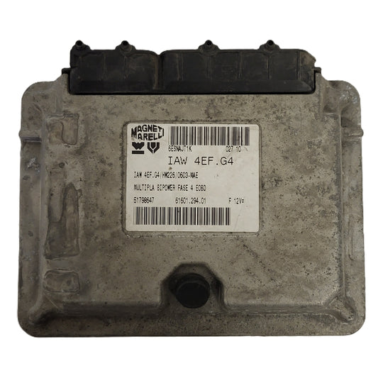 FIAT MULTIPLA ECU IAW 4EF.G4 / 51798647 / 61601.294.01 / HW226 / MAGNETI MARELLI - B13-19 - 1