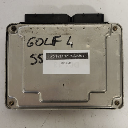 VW GOLF BORA ECU / 038906019FF / EDC15P+ / 0281010662 / BOSCH - B13-20 - 3