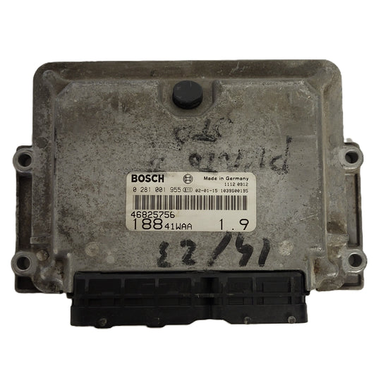 FIAT PUNTO ECU / 0281001955 / 46825756 / BOSCH - B13-23 - 1