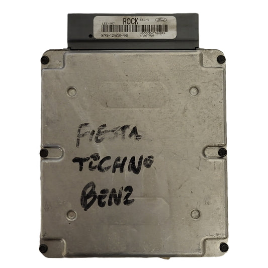 FORD FIESTA ECU / 97FB-12A650-ARB / LEE-107 / EEC-V / ROCK - B13-24 - 1