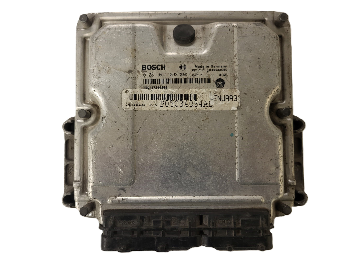 CHRYSLER ECU / 0281011093 / P05034034AB / 1039S00485 / BOSCH