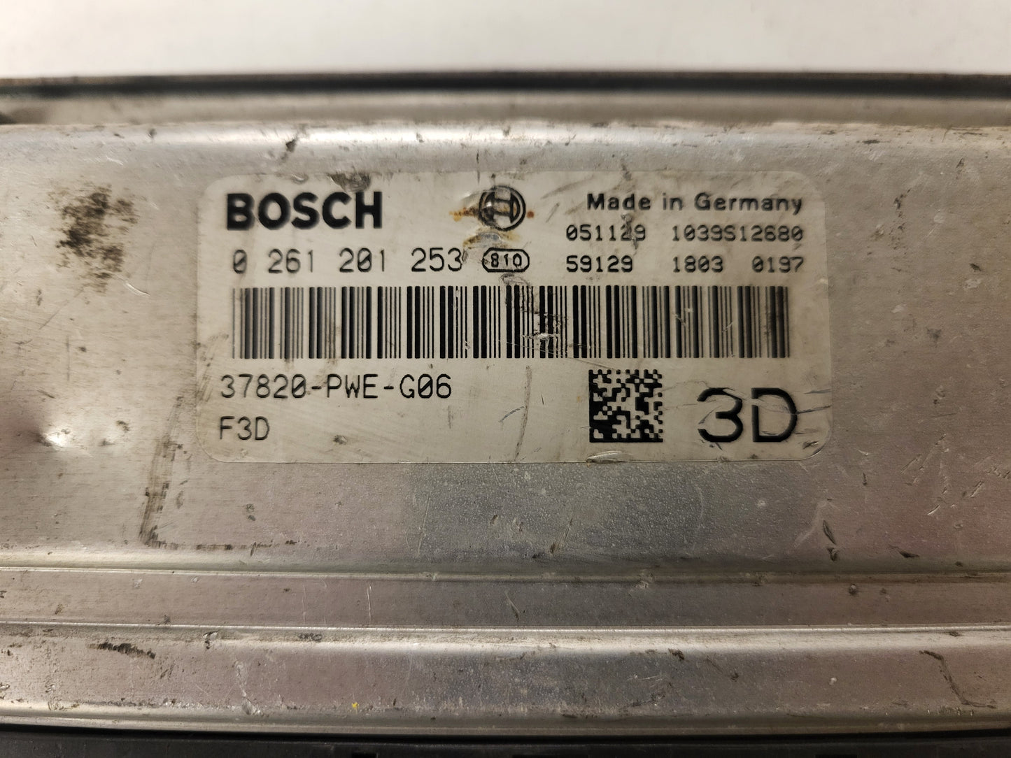 HONDA JAZZ ECU / 0261201253 / 37820-PWE-G06 / BOSCH