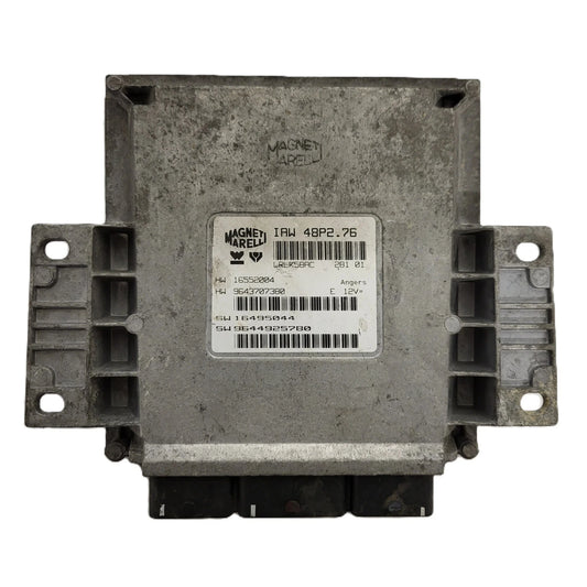 PEUGEOT 206 ECU / IAW 48P2.76 / 9643707380 / 9644925780 / MAGNETI MARELLI - B14-13 - 1