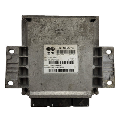 PEUGEOT 206 ECU / IAW 48P2.76 / 9643707380 / 9644925780 / MAGNETI MARELLI