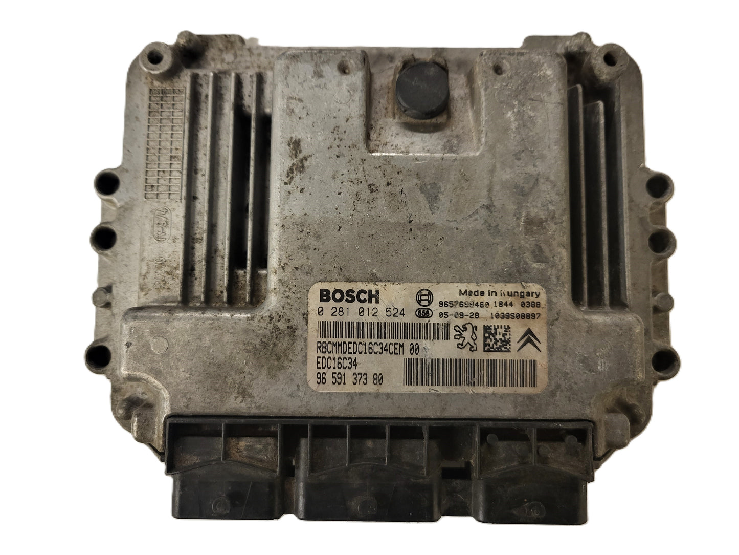 PEUGEOT CITROEN ECU / 0281012524 / 9659137380 / EDC16C34 / BOSCH