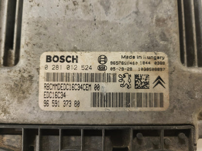 PEUGEOT CITROEN ECU / 0281012524 / 9659137380 / EDC16C34 / BOSCH