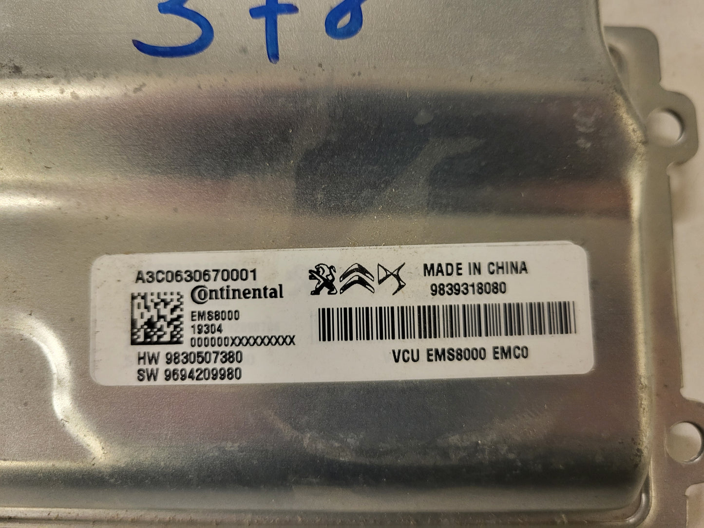 PEUGEOT CITROEN ECU / A3C0630670001 / 9830507380 / 9694209980 / 9839318080