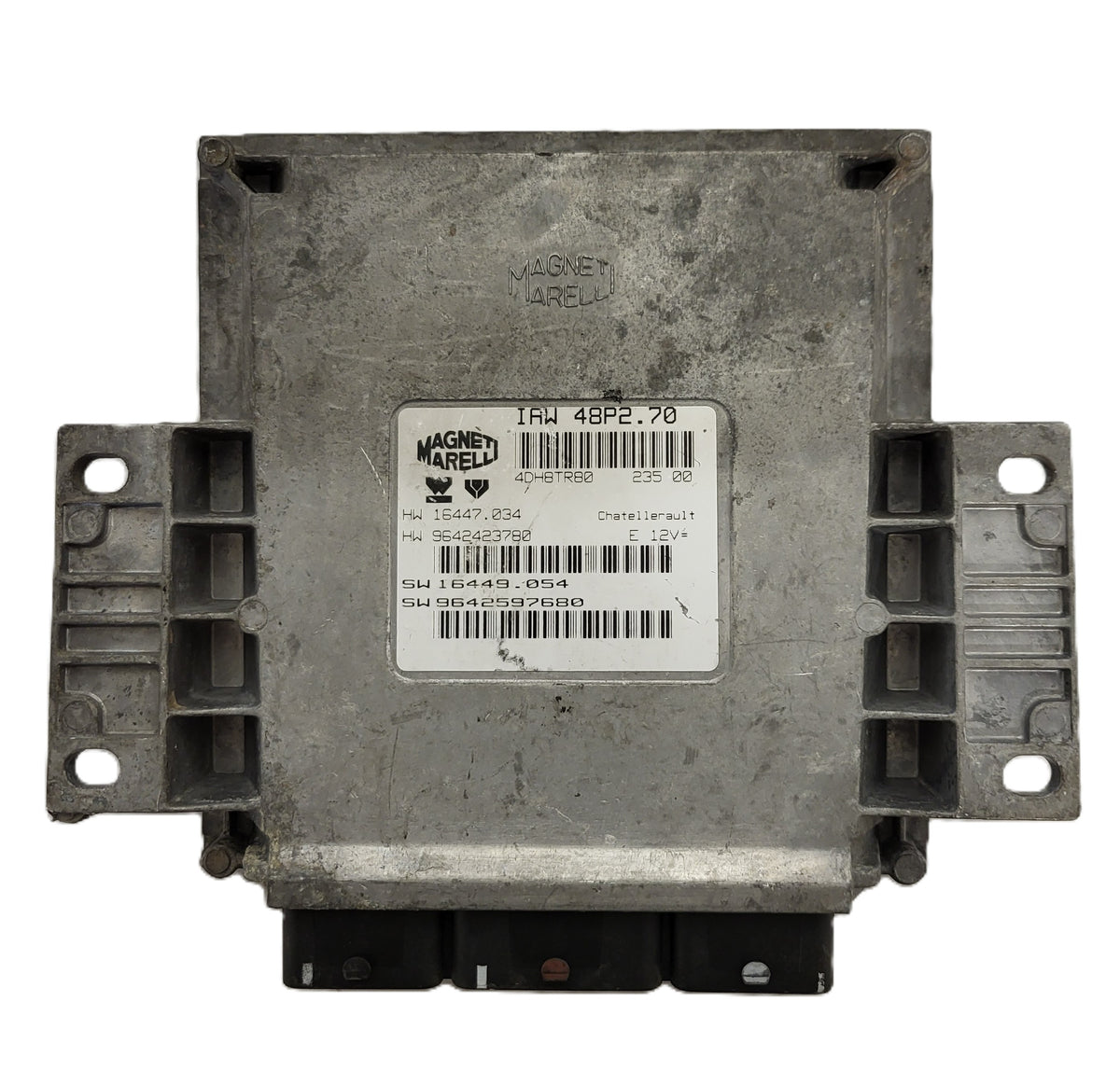 PEUGEOT 206 ECU / IAW 48P2.70 / 9642597680 / 9642423780 / MAGNETI MARELLI - B14-17 - 1