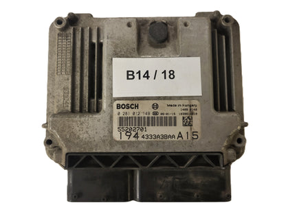 FIAT CROMA 1.9 JTDM ECU / 0281012149 / 55202701 / BOSCH