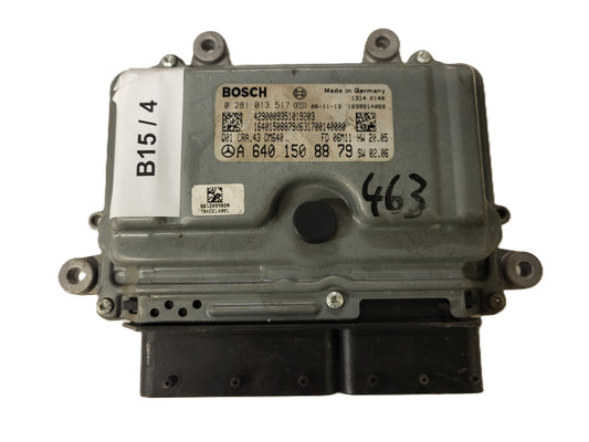 MERCEDES W169 W245 ECU / 0281013517 / A6401508879 / CRA.43 / OM640 / BOSCH - B15-04 - 1