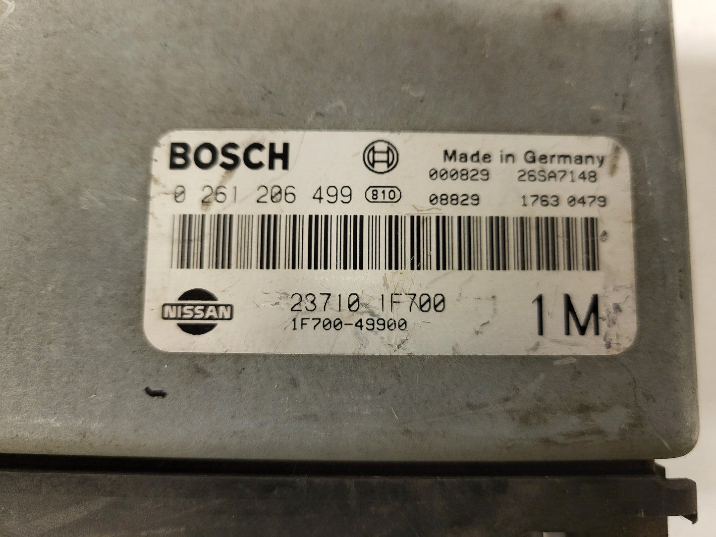 NISSAN MICRA ECU / 0261206499 / 23710-1F700 / 1F700-49900 / 237101F700 / 1M