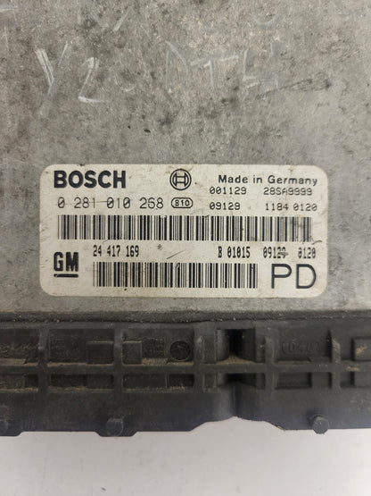 Opel Zafira 2.0 ECU / 0281010268 / 24417169 / BOSCH