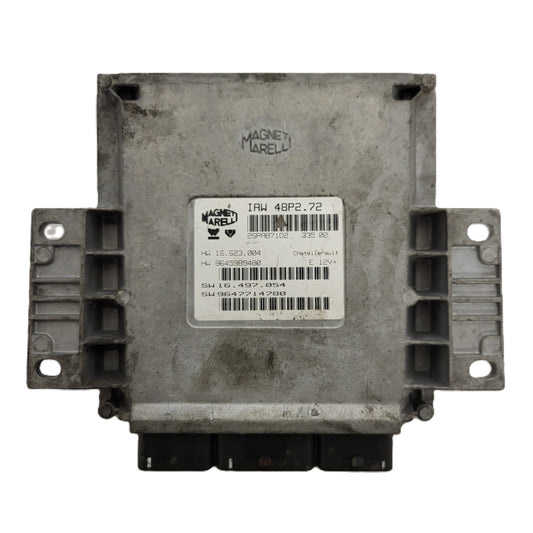 PEUGEOT CITROEN ECU / IAW48P2.72 / SW 9647714780 / HW 9645989480 / MAGNETI - B15-19 - 1