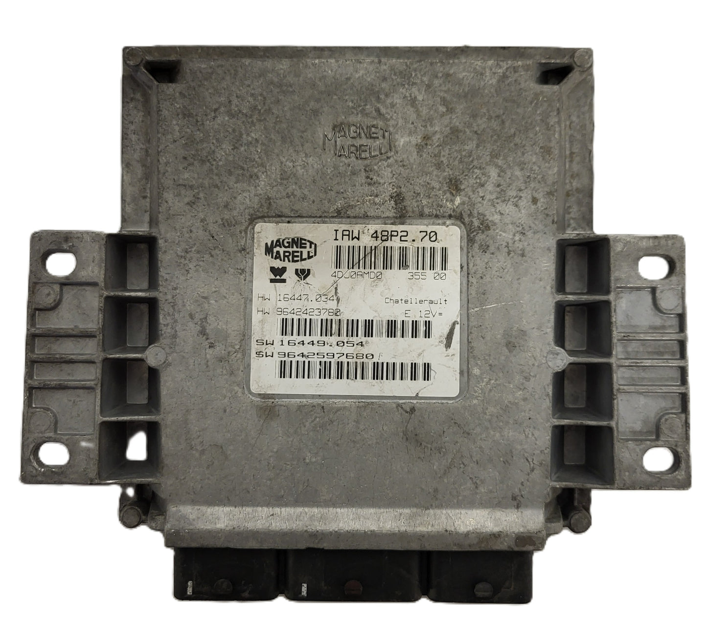 PEUGEOT 206 ECU / IAW 48P2.70 / 9642597680 / 9642423780 / MAGNETI MARELLI