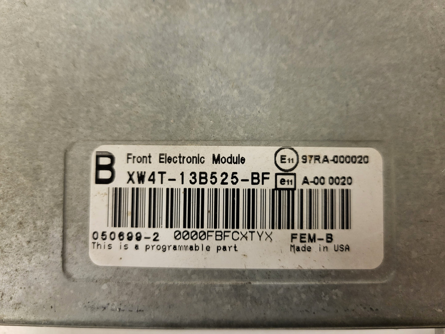 JAGUAR S-TYPE ECU / XW4T-13B525-BF / FRONT ELECTRONIC MODULE