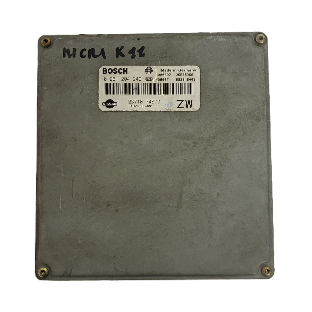 NISSAN MICRA ECU / 0261204249 / 23710 74B72 / 74B72-25000 / 2371074B72 / BOSCH - B16-06 - 1