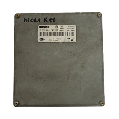 NISSAN MICRA ECU / 0261204249 / 23710 74B72 / 74B72-25000 / 2371074B72 / BOSCH - B16-06 - 1