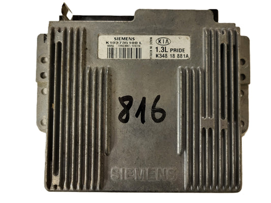 KIA PRIDE 1.3 ECU / K34818881A / K103735100L / SIEMENS