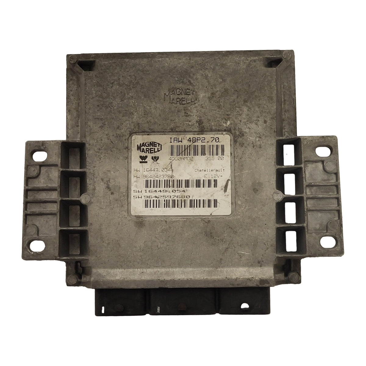 PEUGEOT 206 ECU / IAW 48P2.70 / 9642597680 / 9642423780 / MAGNETI MARELLI - B16-10 - 1