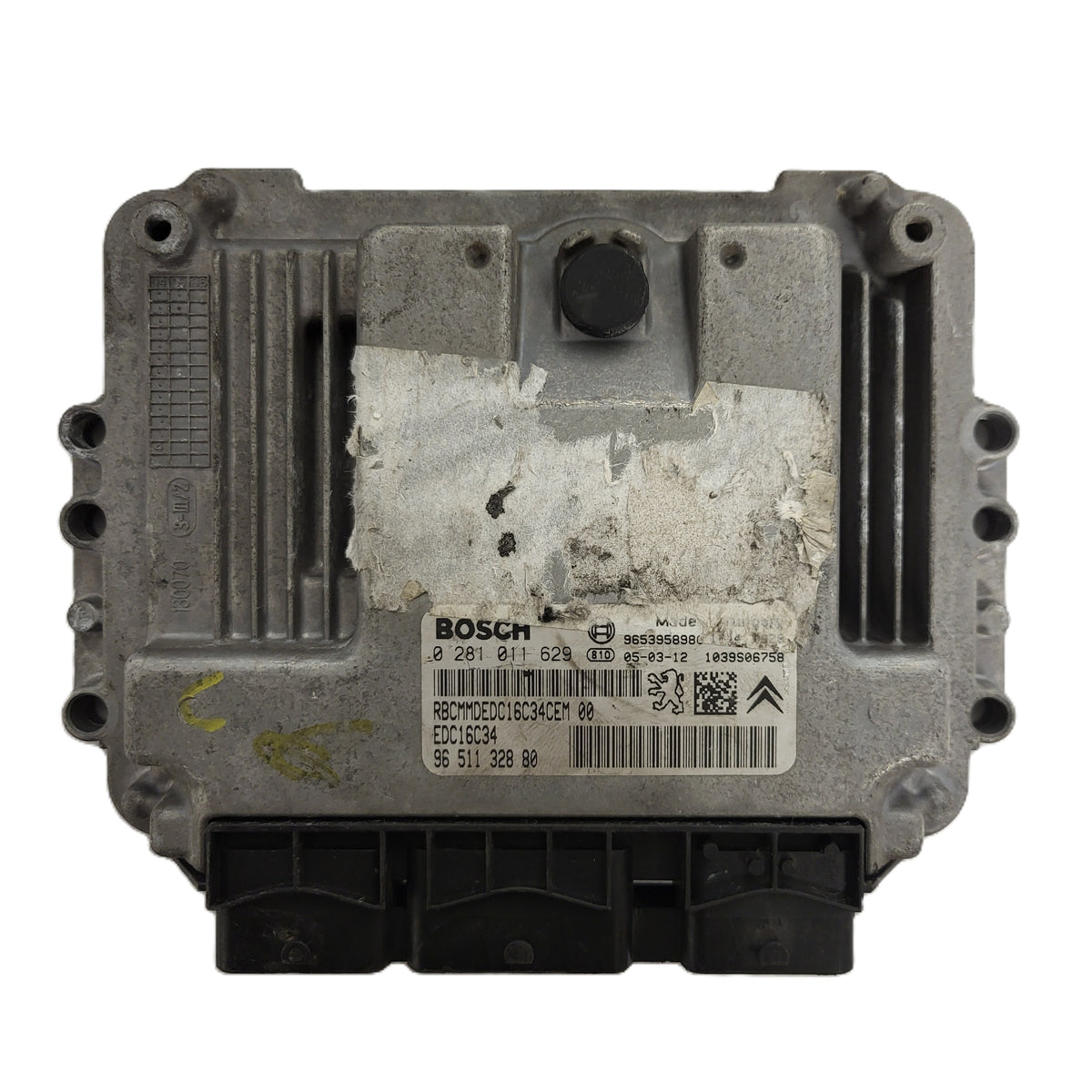 CITROEN C4 ECU / 0281011629 / EDC16C34 / 9651132880 / BOSCH - B16-14 - 3