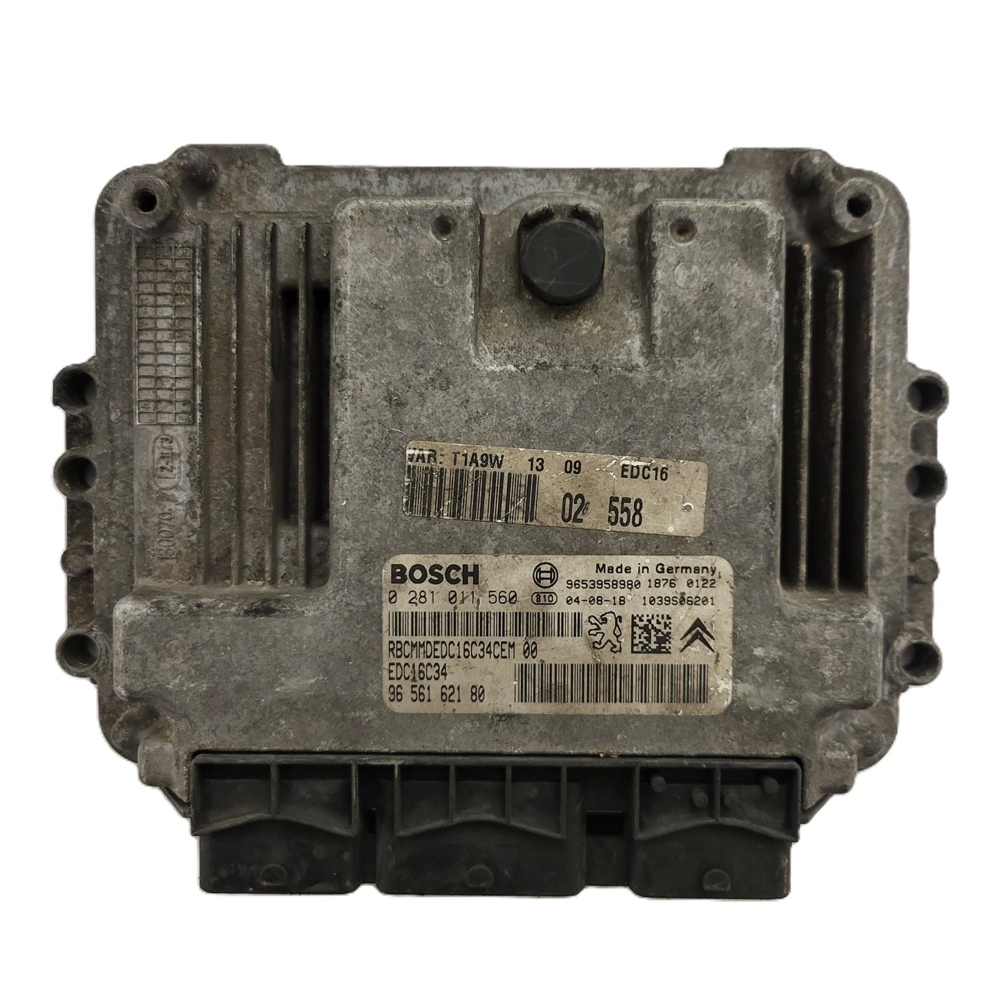 PEUGEOT CITROEN ECU / 0281011560 / 9656162180 / EDC16C34 / BOSCH