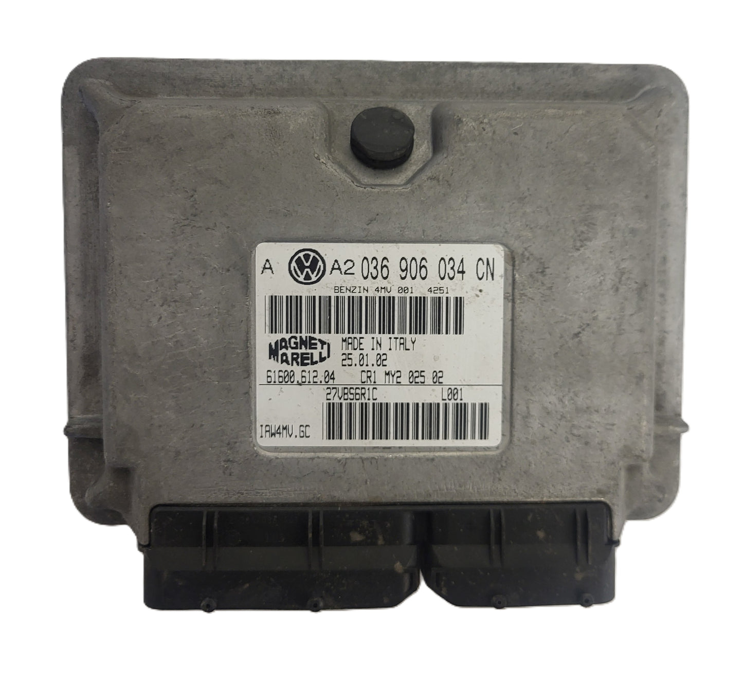 VW GOLF ECU / 036906034CN / IAW 4MV.GC / 61600.612.04 / MAGNETI MARELLI